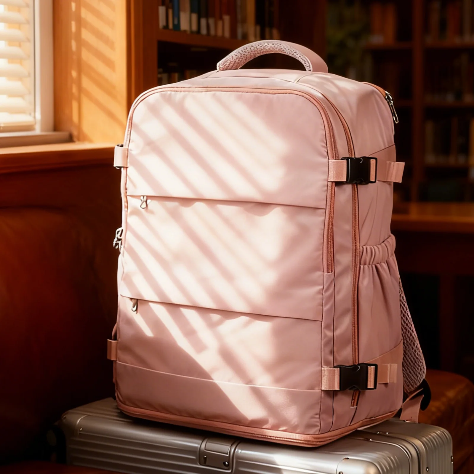 حقيبة الظهر السفر 40x20x30 Ryanair حقيبة لابتوب الموضة المرأة مقاوم للماء على ظهره المقصورة حقيبة حمل على حقيبة ظهر للكمبيوتر المحمول حقيبة مدرسية #1