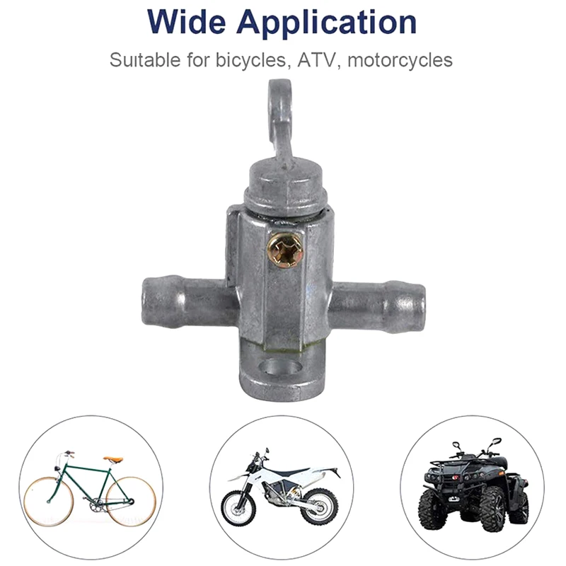 

Топливный кран 8 мм (5/16 дюйма) и переключатель бензобака для мотоциклов и квадроциклов, подходит для мотокросса и универсального применения