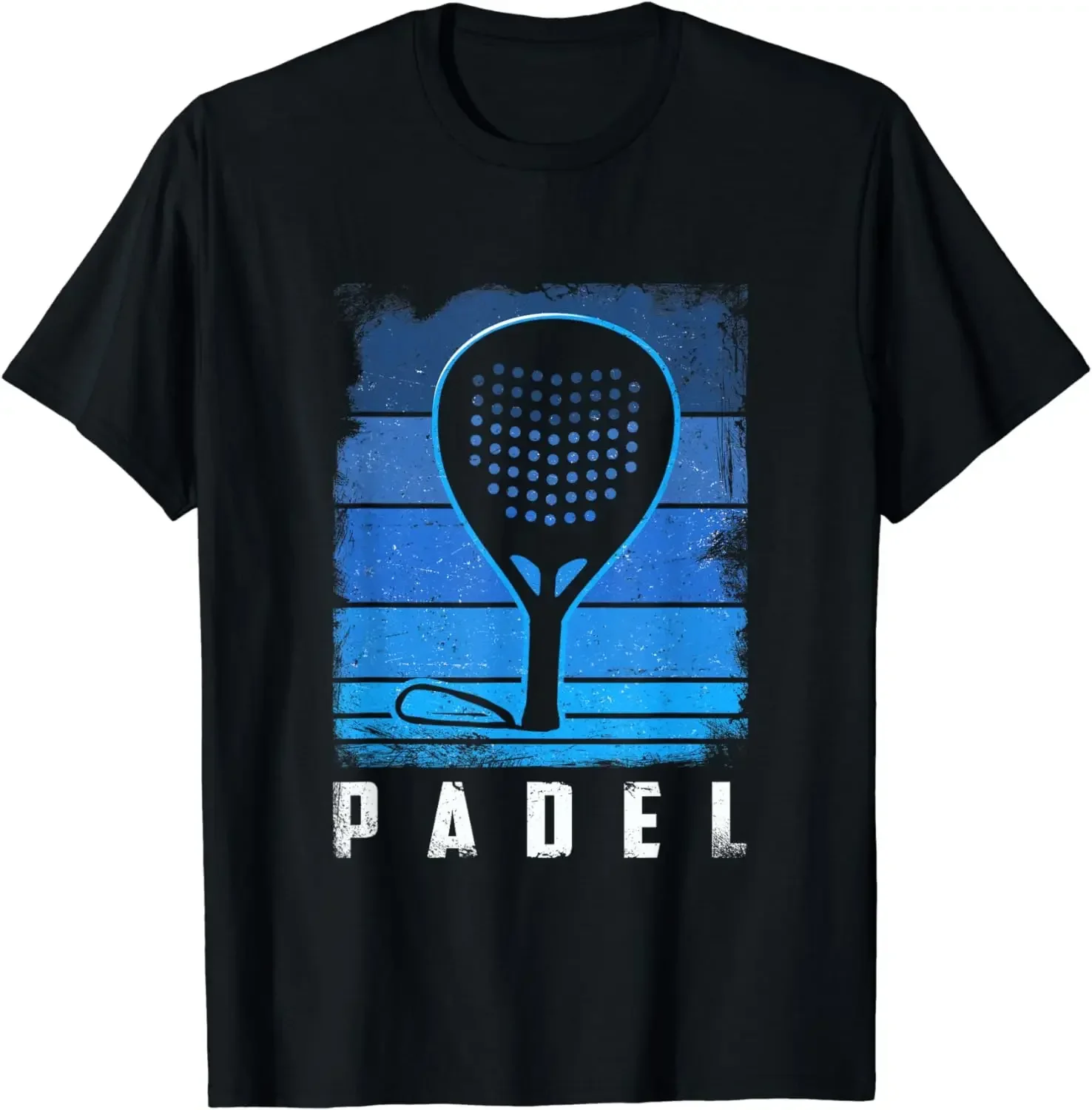 Casual Sports Clothing Tops Graphic T Shirts Men T Shirt Vintage Paddle Racket Sport Pádel Player Padel Tennis T-Shirt