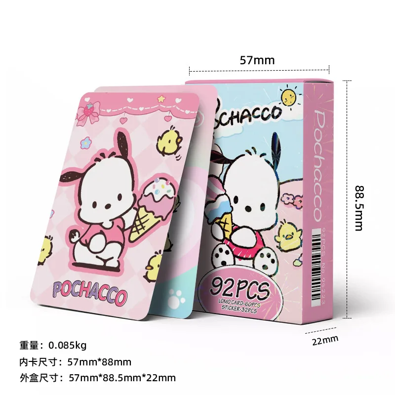 92 قطعة سانريو Pochacco عالية الجودة بطاقة لومو Kawaii الإشارات المرجعية ملصقات HD مطبوعة Pochacco بطاقات الصور سلسلة جمع هدية #5