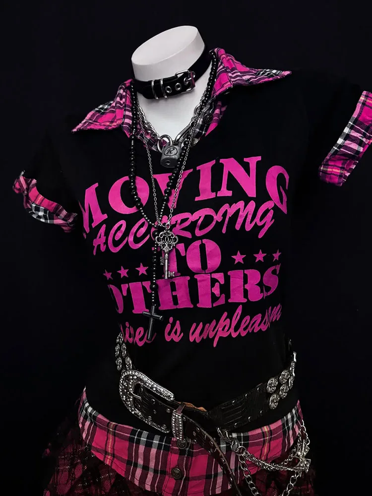 Cseta de Manga Corta Nea Ajustada, Estilo Americano Vintage, Diseño de Chica Moderna, Ajustada a la Cintura, Versátil, d...