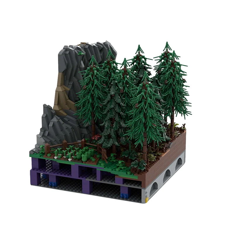 3171pcs MOC Castle Hohengeroldseck Forest Part 1 Model Building Blocks Architecture Toys Christmas Gifts Education Brick Kids
