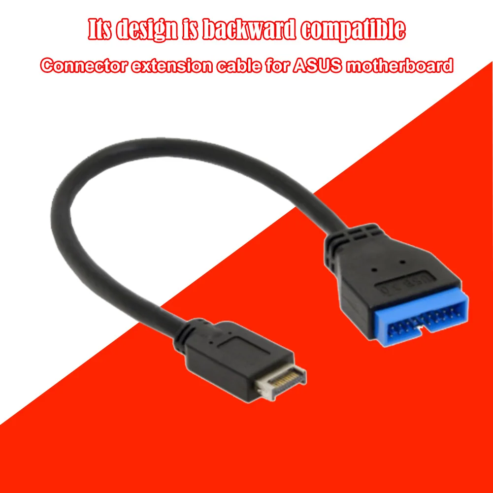 

20cm Front Panel Extension Cable USB 3.1 Header Computer Motherboard Connector