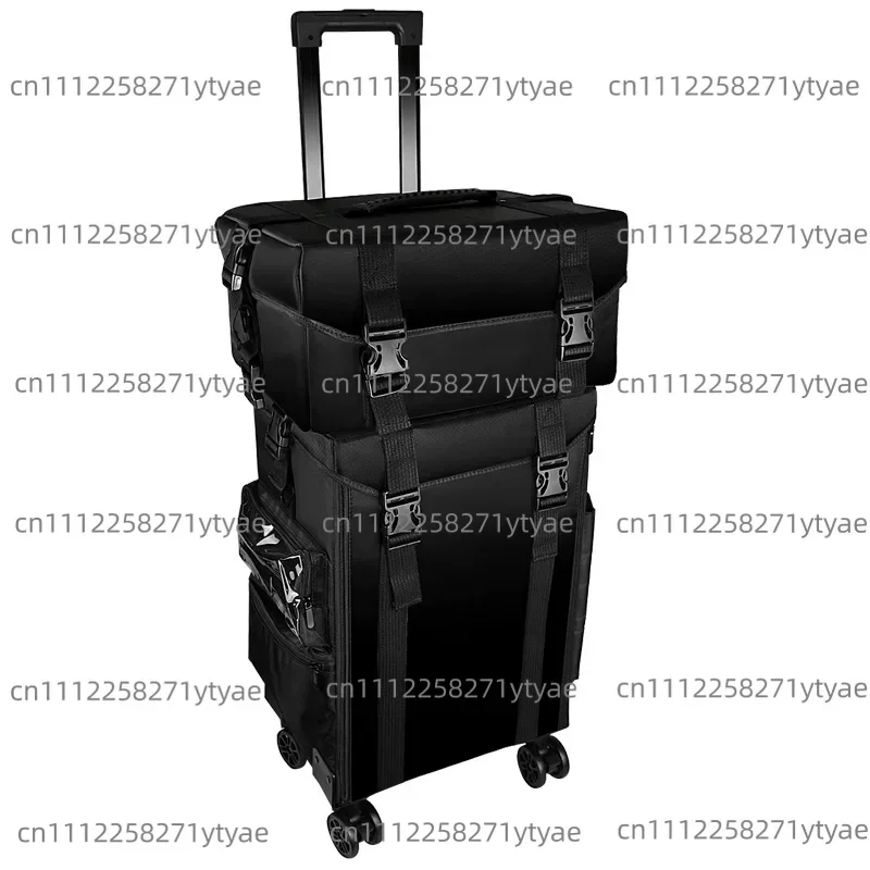 Trolley de beauté multifonctionnel multicouche pour maquilleurs et salons de coiffure