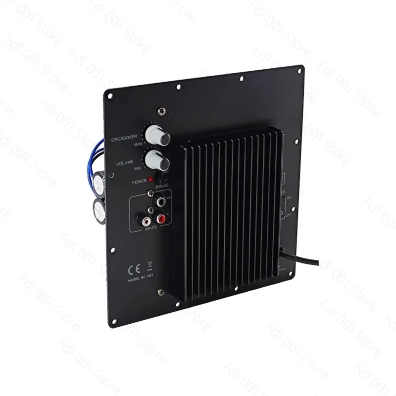 Super subwoofer power amplifier board home theater SUB coaxial input high power can bring 10 inch speaker 220V