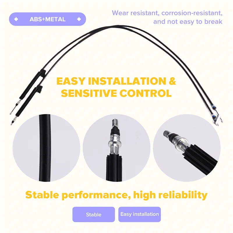 

Car First Line FKB3783 Rear Hand Brake Cable–For Volvo C30 C70 S40 II V40 V50–Part 31362965 31340068