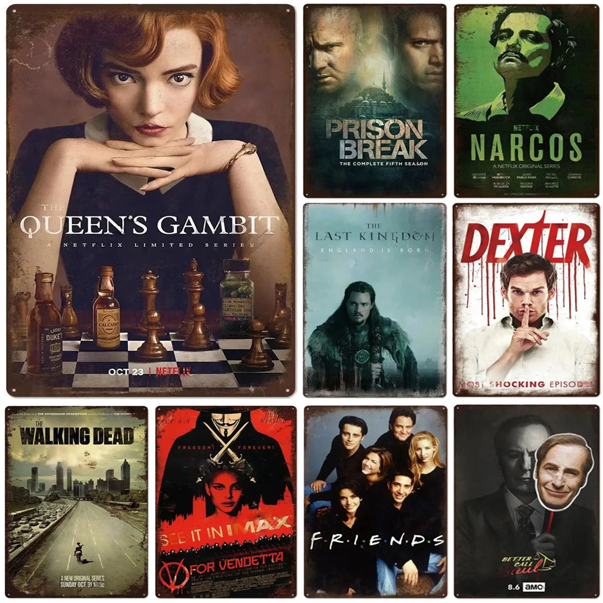 Film Metall Zinn Zeichen Marcos Wand dekoration Plakette Vintage Kunst Poster Eisen Malerei für Film Mann Höhle Home Cafe Garten Club Bar