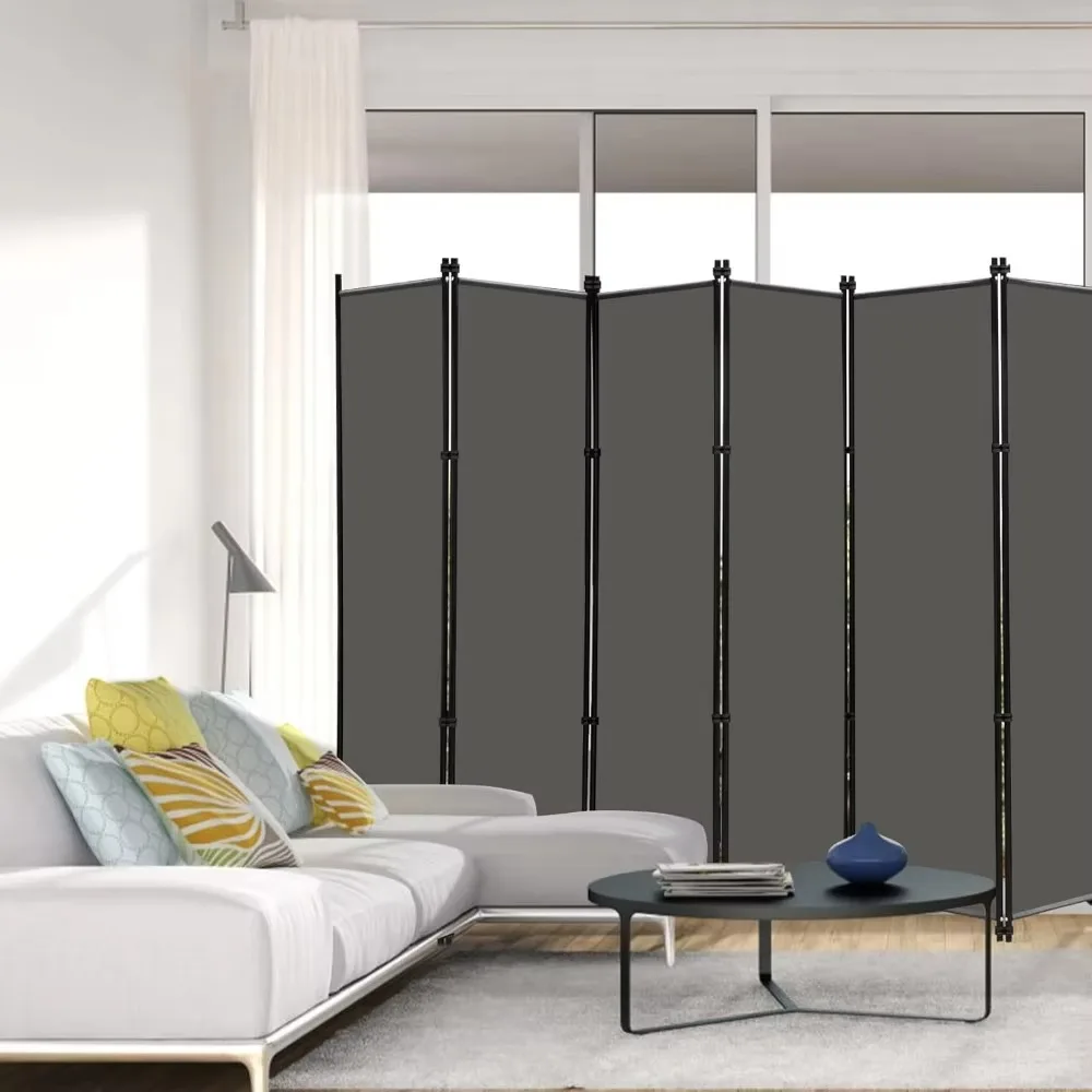 

6 Panel Folding Privacy Screen 9 feet wide, 6 feet high Partition Room Partition Portable Office Wall Partitions Room Partitions