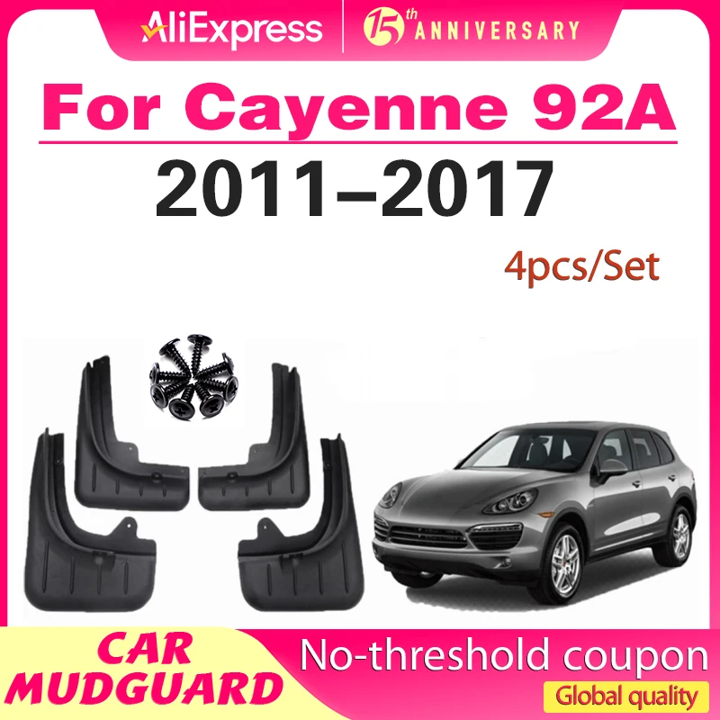 

for Porsche Cayenne 92A 958 2011~2017 2012 2015 2016 Mud Flaps Mudguard Fenders Anti-splash Guards Front Rear Wheels Accessories