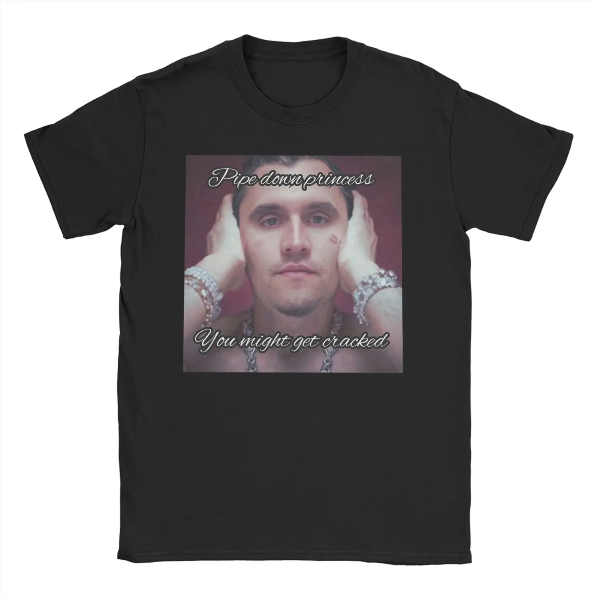 Funny Charlie Kirk Normal Face Lightning Eyes Meme T-Shirt Cotton Graphic Tee Men Women Summer Streetwear