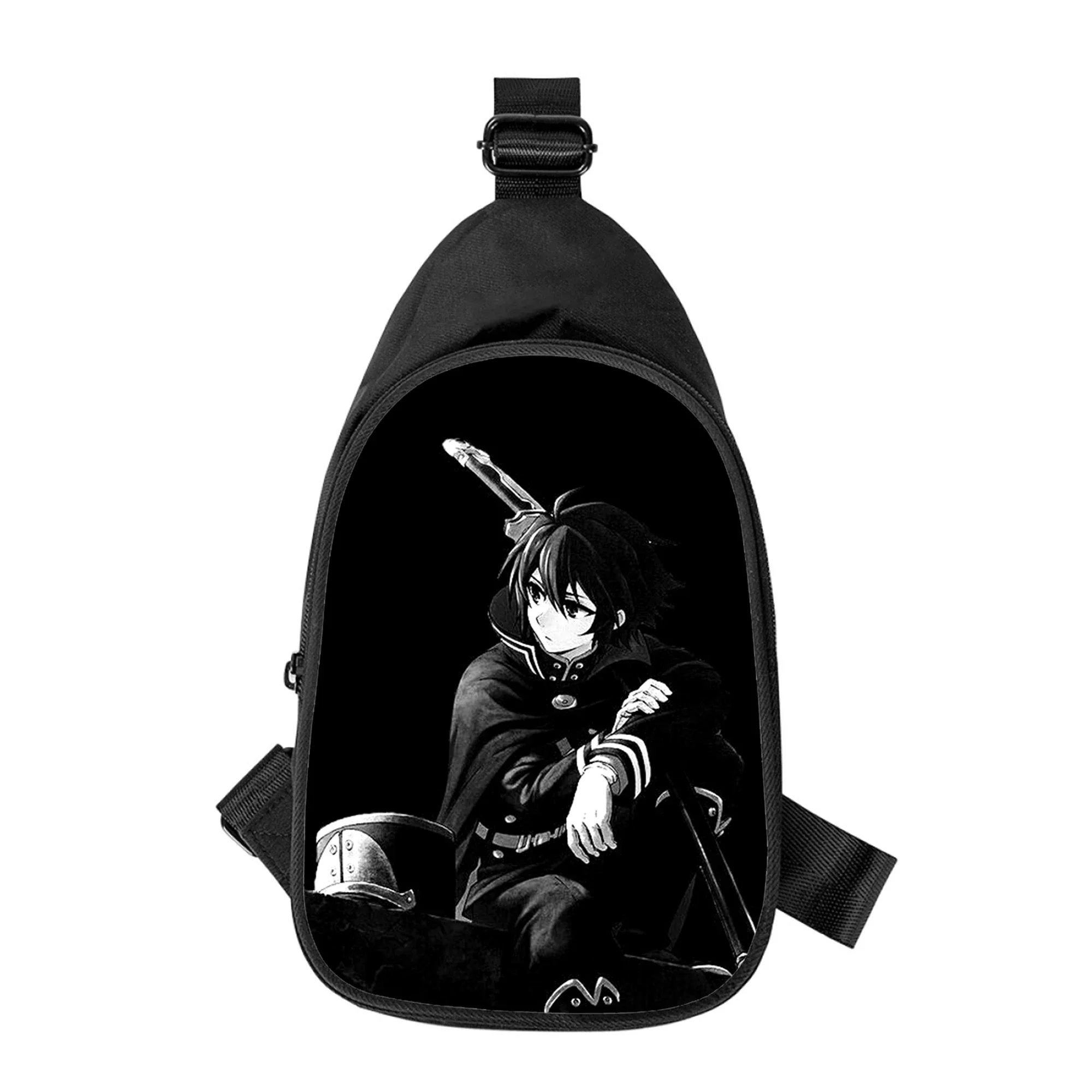 Bolsa de Ombro Online Anime Sword Art para Homens e Mulheres, 3D Print, Bolsa Cruz Peito, Marido, Escola, Bolsa de Cintura, Masculino, Novo, Diagonalmente