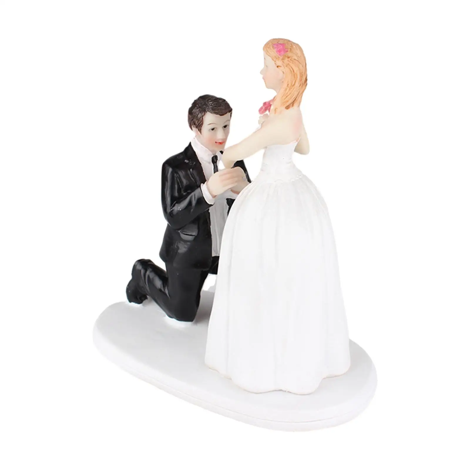 Rustieke Cake Topper Mini Bruidstaart Poppen Topper Voor Verlovingsjubileum