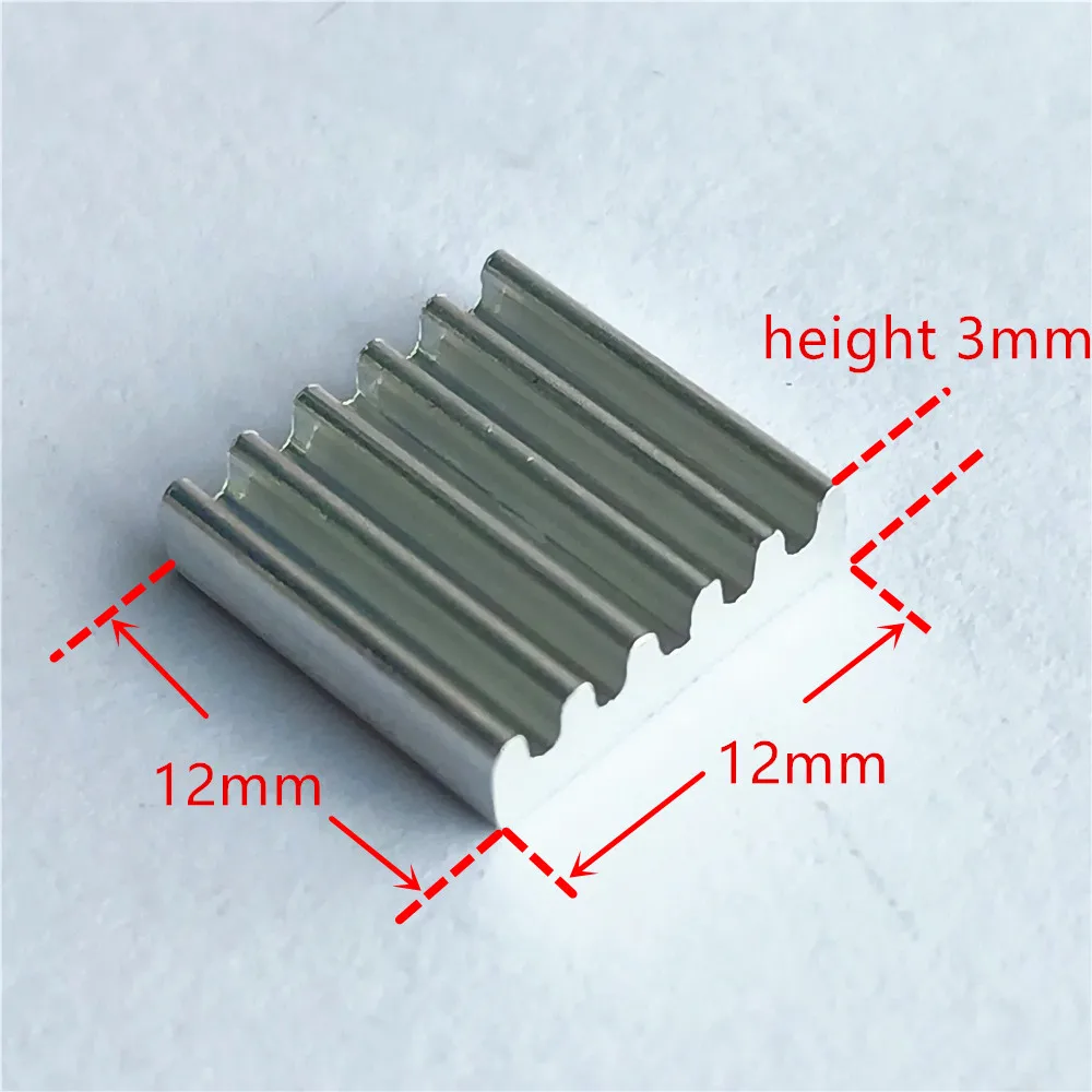 20PCS/Lot 12*12*3mm Laptop Aluminum Heatsinks Chip Cooling Fin With Thermally Conductive Tape Motherboard Electronic Radiator