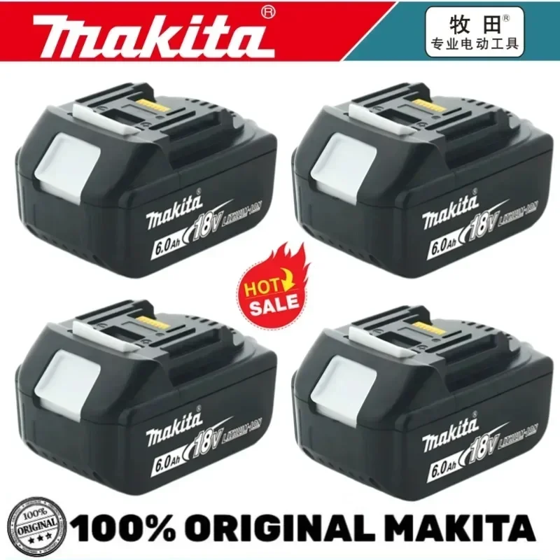 

100% Genuine Makita 6Ah/5Ah/3Ah for Makita 18V Battery BL1840 BL1830B BL1850B BL1850 BL1860 BL1815 Replacement Lithium Battery