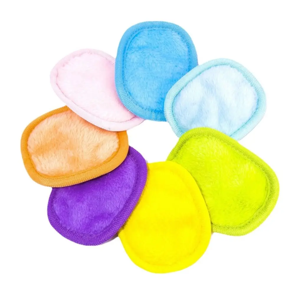 1/7PCS Nuovo Poliestere Struccante Asciugamano Riutilizzabile Bellezza Essentials Viso Asciugamani Morbidi Panno Detergente per Le Donne