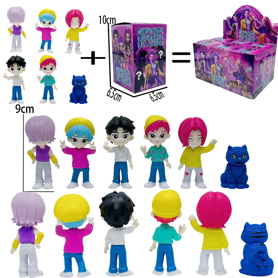 Demon Hunters Anime Kpop Figure Model Blind box Toy Cartoon Gaming Peripherals Desk Decoration Collection Model For Kid Gift