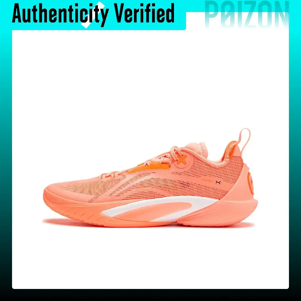 Li Ning Flash Strike 10 Low top Basketball Shoes Men's Neon Orange ABAU021-3