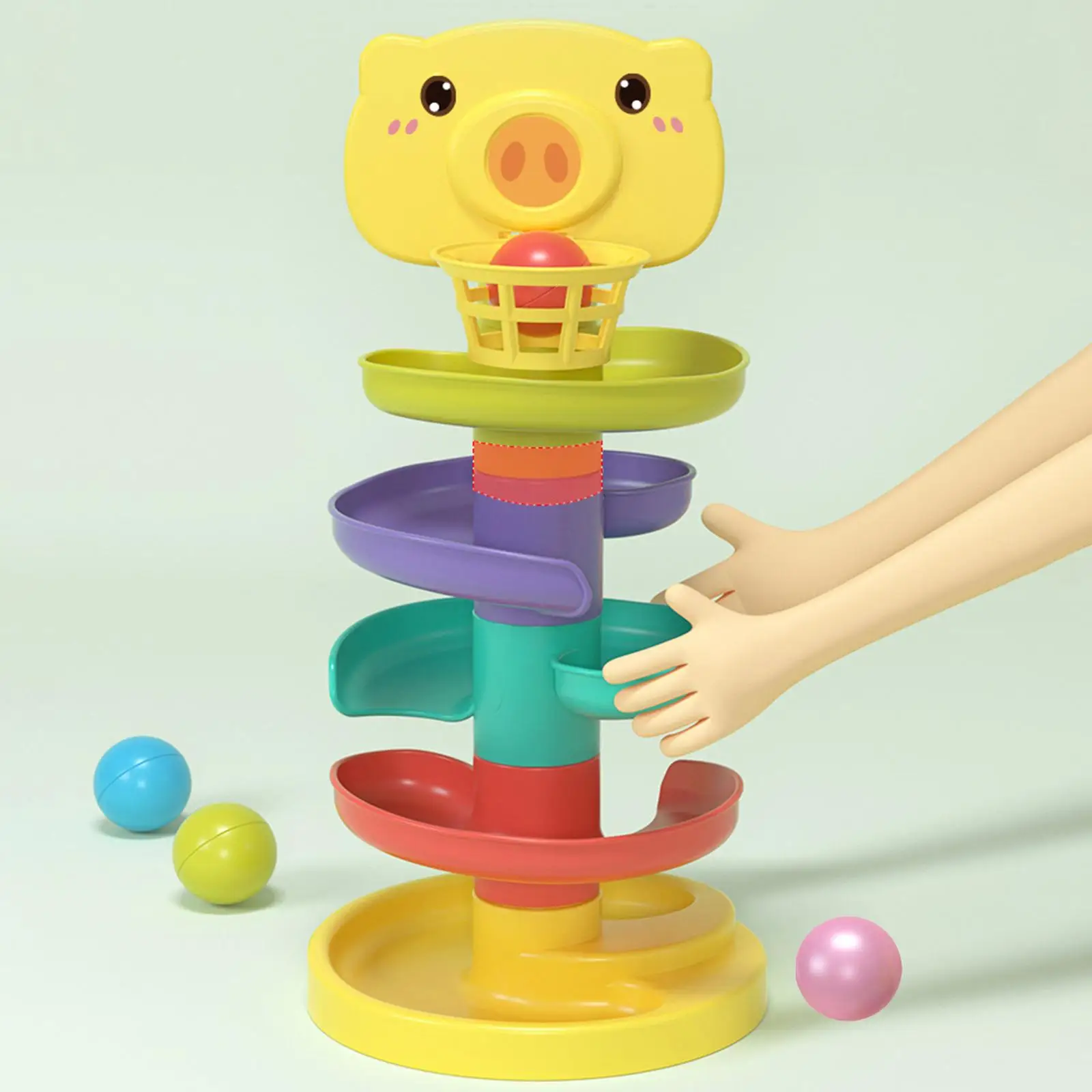 Toddler Ball Rolling Fun Set - Interactive Learning Toy for Early Development