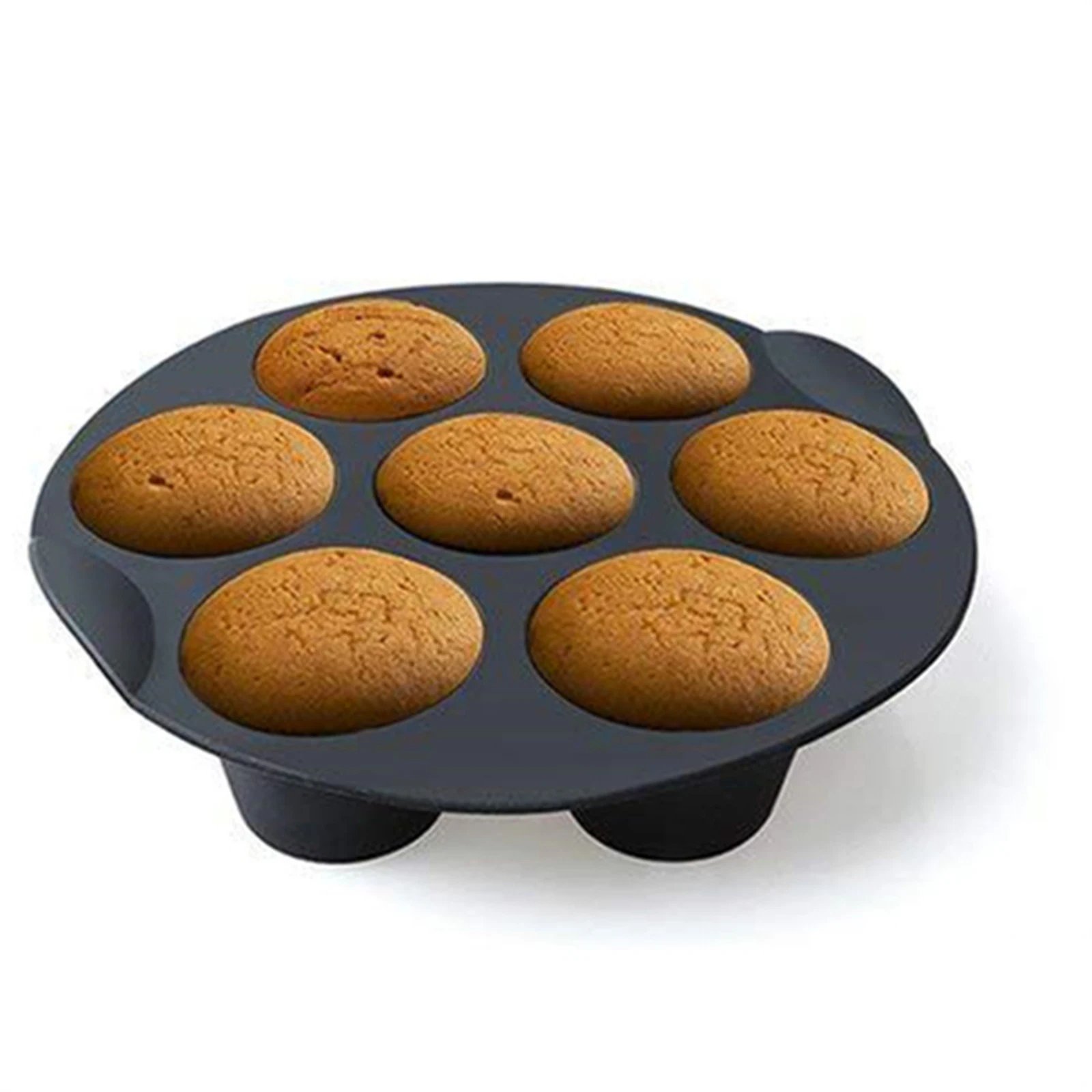 10 pçs 9 polegada antiaderente acessórios de fritadeira de ar conjunto de almofada de isolamento térmico pizza pan única camada vapor rack conjunto