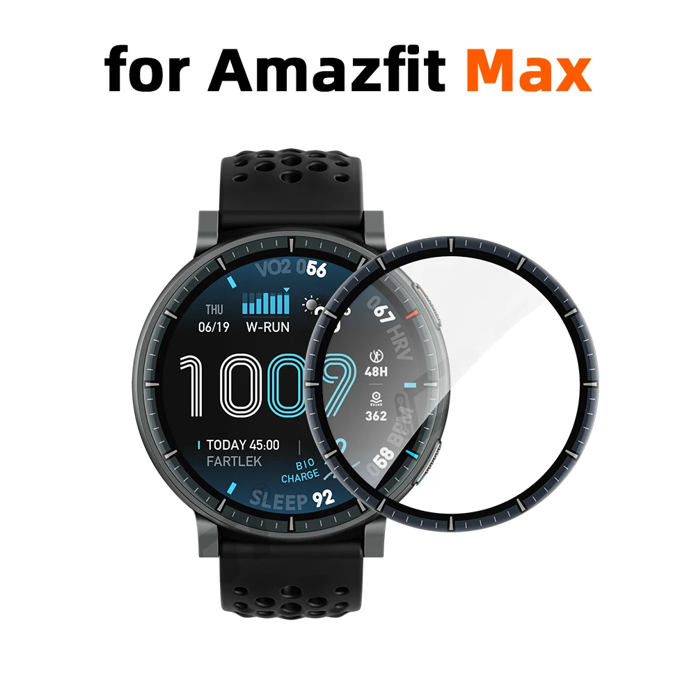 CONAPIKA Pellicola Protettiva per Amazfit Active, [3 Pezzi] Curvo 3D HD Clear Smartwatch Protezione Protettivo Film[Anti-Graffio][Anti-olio][Senza Bolle] Pellicola Proteggi Schermo per Amazfit Active