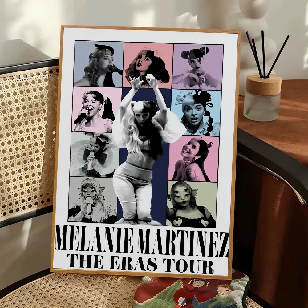 M-Melanie Martinez ملصقات عتيقة لزجة عتيقة لغرفة المنزل والمقهى ديكور غرفة Kawaii