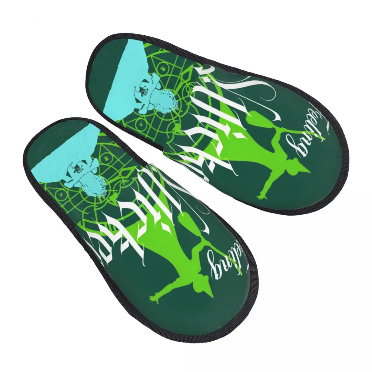 

Feeling Wicked Home Cotton Slippers Bedroom Soft Household Fur Slippers Slides Anti Slip