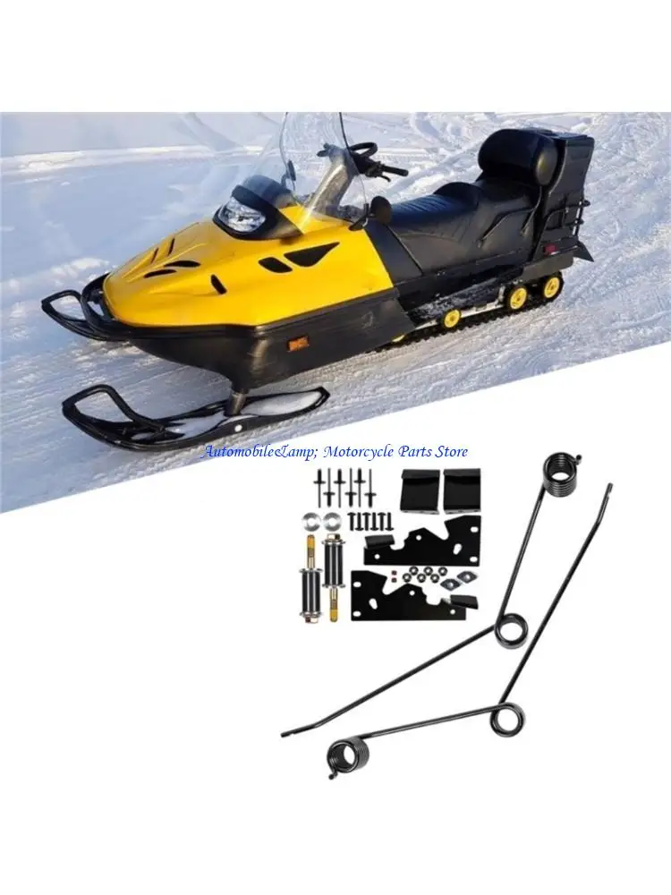

H7BD Authentic Tunnel Ice Scratchers with Replaceable Tips for Snowmobile Traction Enhancement