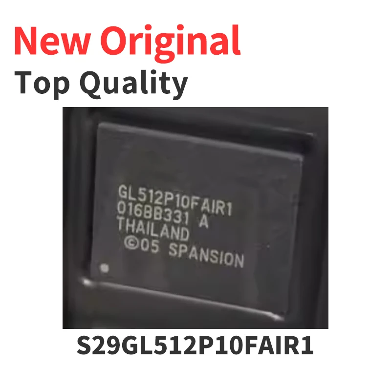 1 Piece S29GL512P10FAIR1 S29GL512P10FACR1 S29GL512P10FFCR1 S29GL512P10FFIR1 S29GL512P11FFI01 S29GL512P11FAI01 S29GL512P12FFIV1