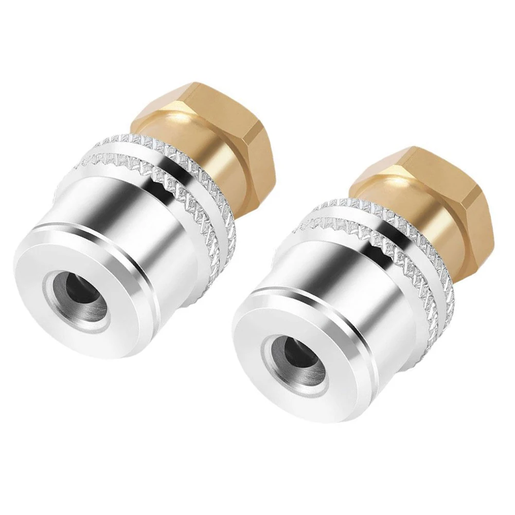 1/2Pcs Large Bore Chuck Lock On Air-Chuck 1/4NPT Closed Flow Brass Tire Air-Chuck For Inflator Large Bore Chuck