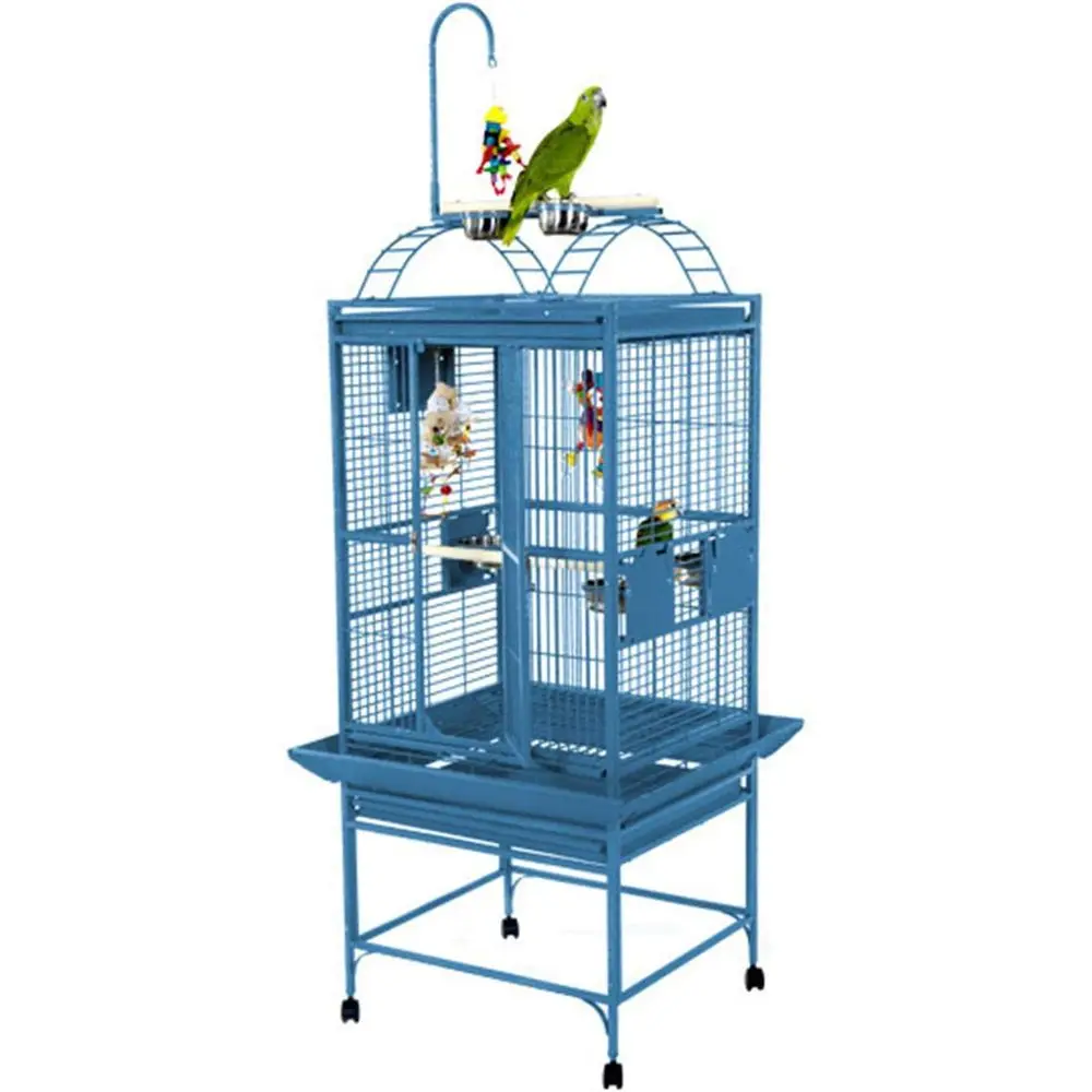 

Клетка для птиц A&E цвета песчаника 8002422, с игровой площадкой, с расстоянием между перекладинами 5/8 дюйма, 24 дюйма x 22 дюйма