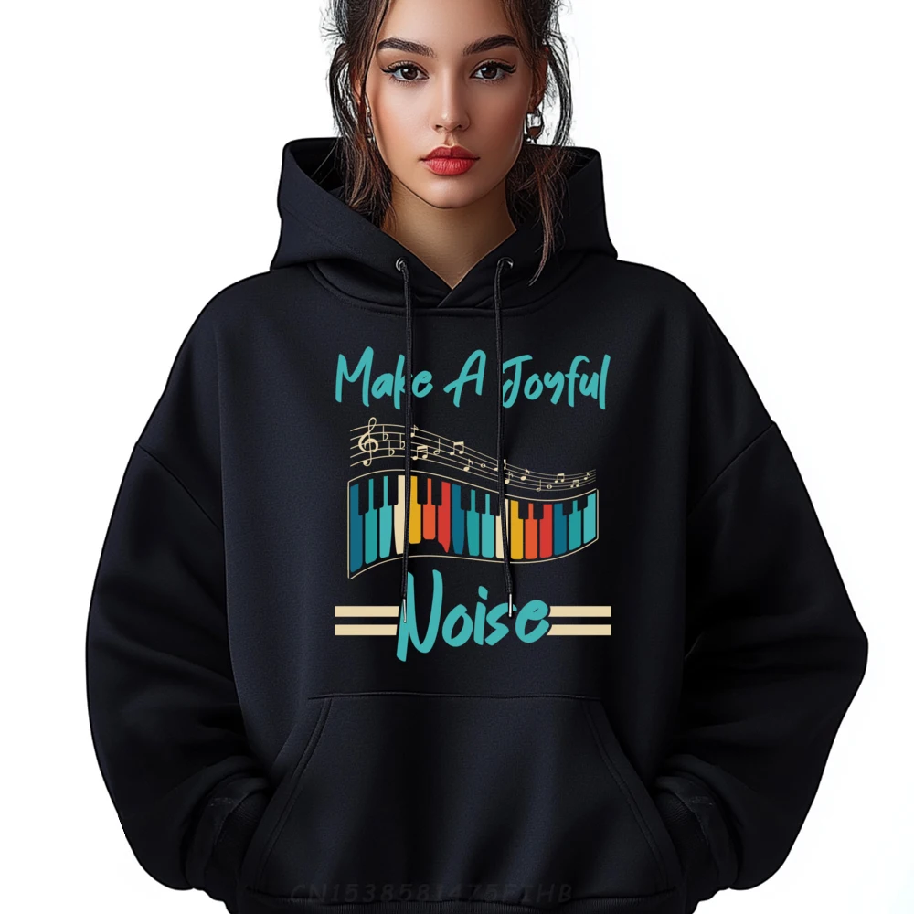 

Make A Joyful Noise Pianist Musician Musical Piano Luxury Hoodie Eco-Friendly And Healthy Men's Sweatshirts Figures