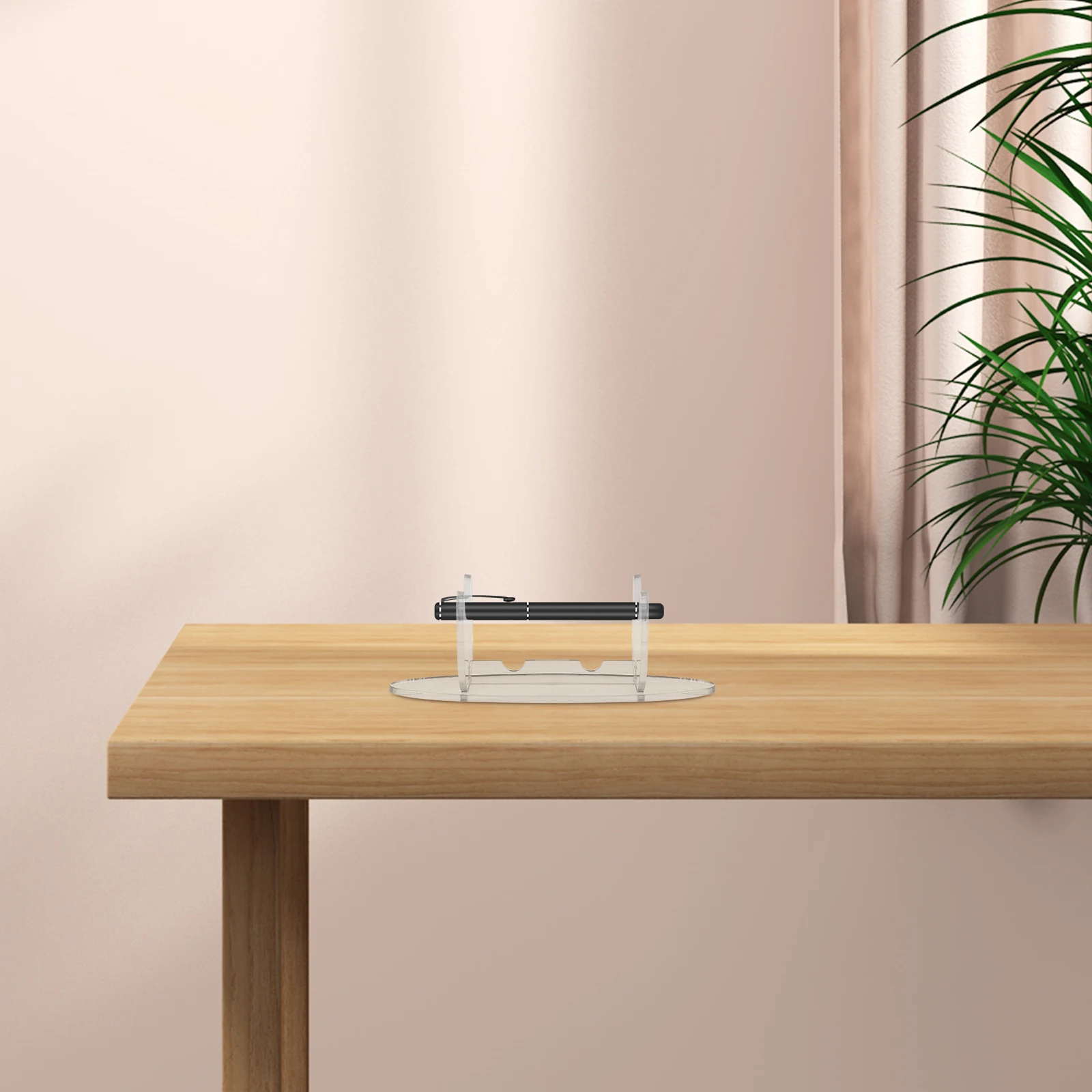 

Pen Display Stand Acrylic Fountain Organizer Rack Clear Displaying Holder Desktop