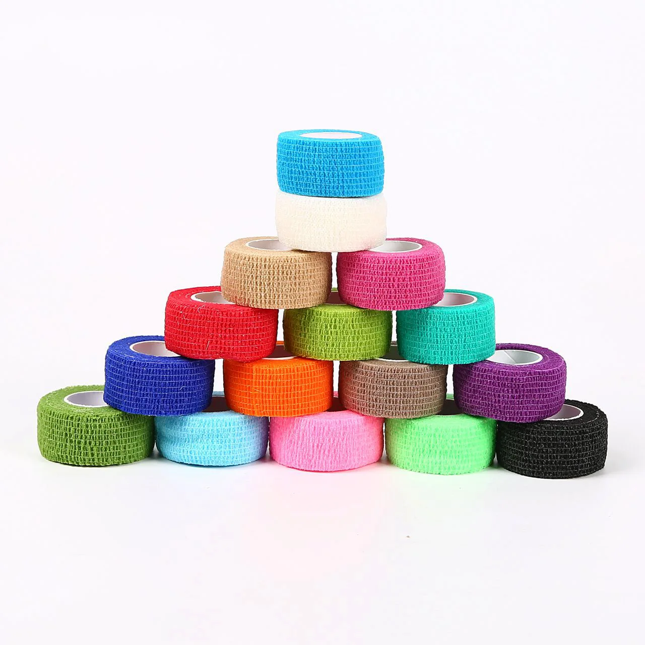 

10Pcs Nail Art Bandage Roll Protection Finger High Stretch Compression Self-Adhesive Gauze Tape Skin Care Manicure Tools