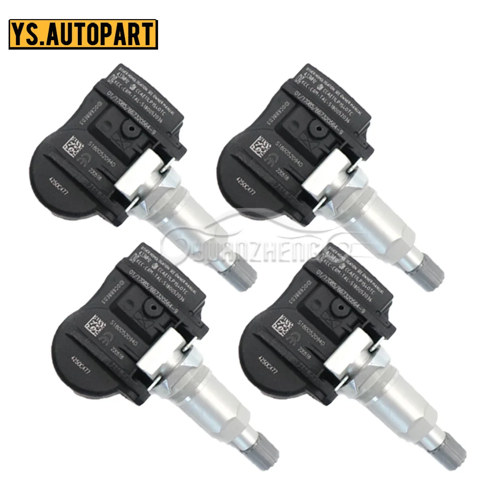 4250C477 TPMS Giám Sát Áp Suất Lốp Xe Cảm Biến Cho Mitsubishi ASX L200 Lancer Outlander Spacestar Xe Đạp Peugeot ION Fiat Vị Trí Hậu Vệ Cánh