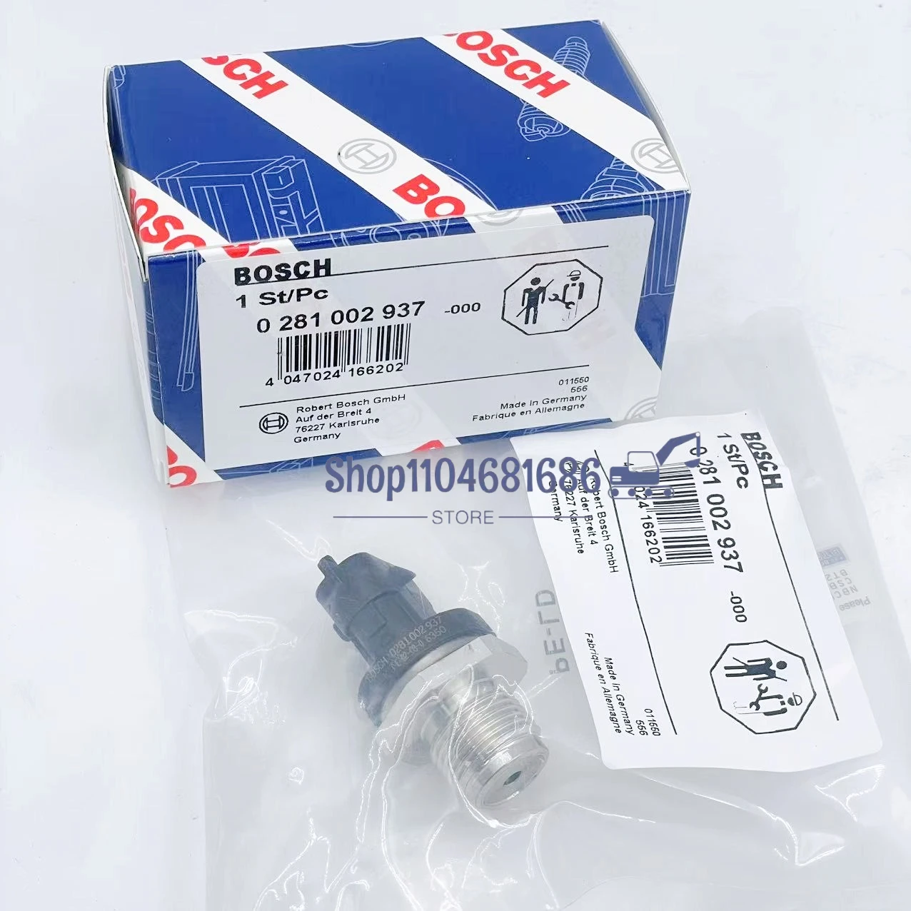 

VOE20973777 Excavator Parts EC210 Common Rail Fuel Pressure Sensor Service Kit 20973777