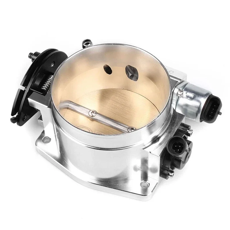 B-M Silver 92Mm Throttle Body For LSX LS LS1 LS2 LS7 Corvette Replacement Parts Accessories