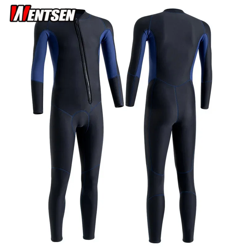 

In Stock Diving Suit Men's 3mm Thickened Warm Winter Swimsuit Cold-Proof Wet Surfing Suit Snorkeling One-Piece Diving Suit Women