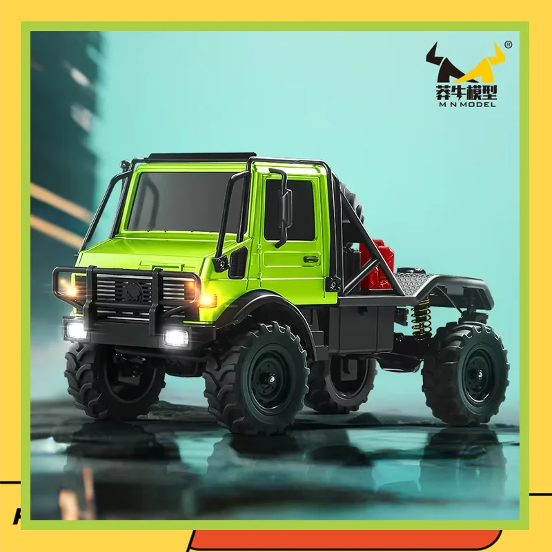 

2025 Mn Mn333 Four-Wheel Drive Full Proportion Off-Road Alloy Front End 1/18 Unimog U4000 Adult Toy Gift
