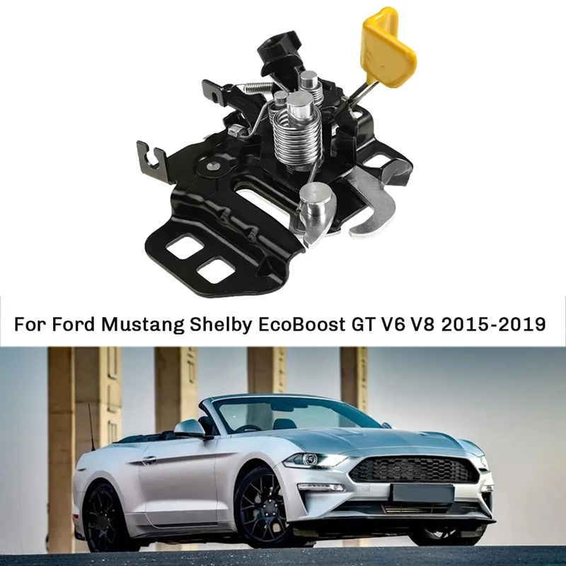 

Front Hood Latch Lock For Ford Mustang Shelby Ecoboost GT V6 V8 2015-2019 FR3Z-16700-A FR3Z16700B