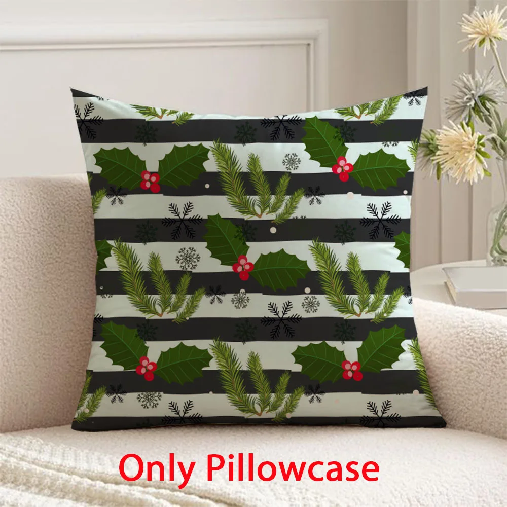

Christmas Pillow cover fall decorative 45x45 cushions cover for new year pillow case winter decorative cushions