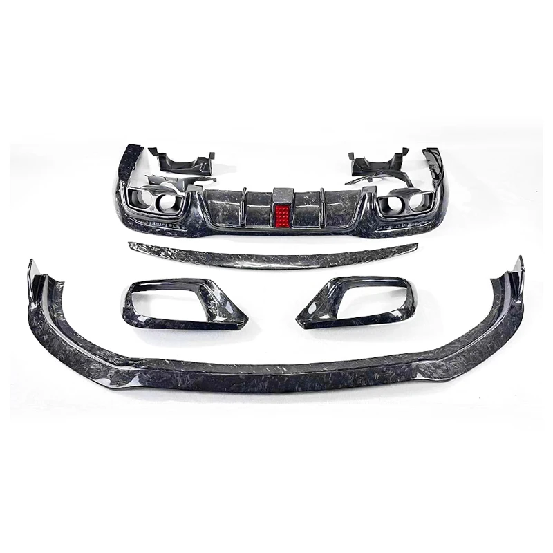 

Forged Carbon Fiber Front Bumper Edge Front Lip Front Bumper Vents for Mercedes-Benz S-Class W222 S63 S65 Body Kit