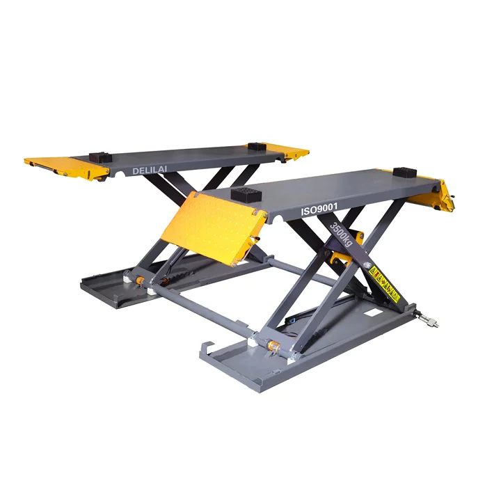 OEM Available CE Ultra Thin Small Scissor Car Lift Pitless Hydraulic Lift With Safety Lock,12 Months Warranty Wholesale