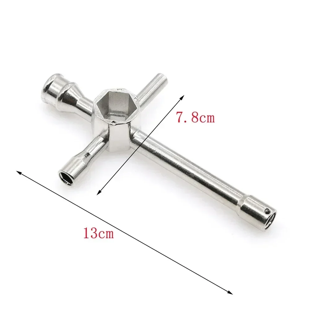 Écrous hexagonaux en métal pour moteur HSP, roue à manchon de démontage de bougie de préchauffage, outils d'entretien, 5.5mm, 7mm, 8mm, 10mm, 17mm, 1 pièce