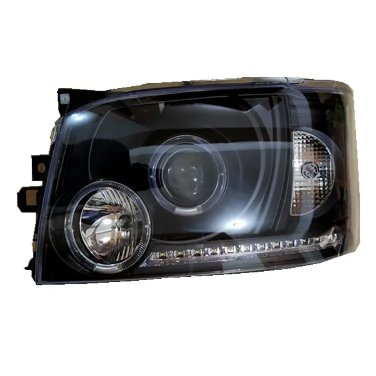 LED headlights  2005-2009 modified head lamp included lens angel eye LED headlights