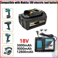 Suitable for replacing rechargeable lithium batteries with original Makita 18V batteries BL1830B BL1850B BL1850 BL1840 BL1860