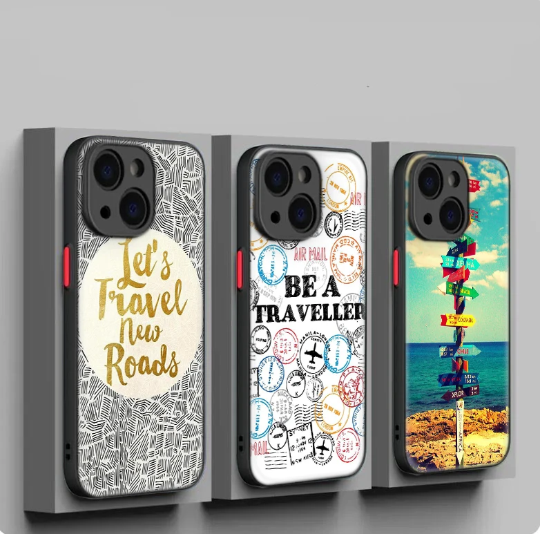 travel often poster signpost iourneys Protective lens Soft Case for iPhone 15 14 Plus 13 12 11 X XS XR Pro Max Mini 8 7 Plus