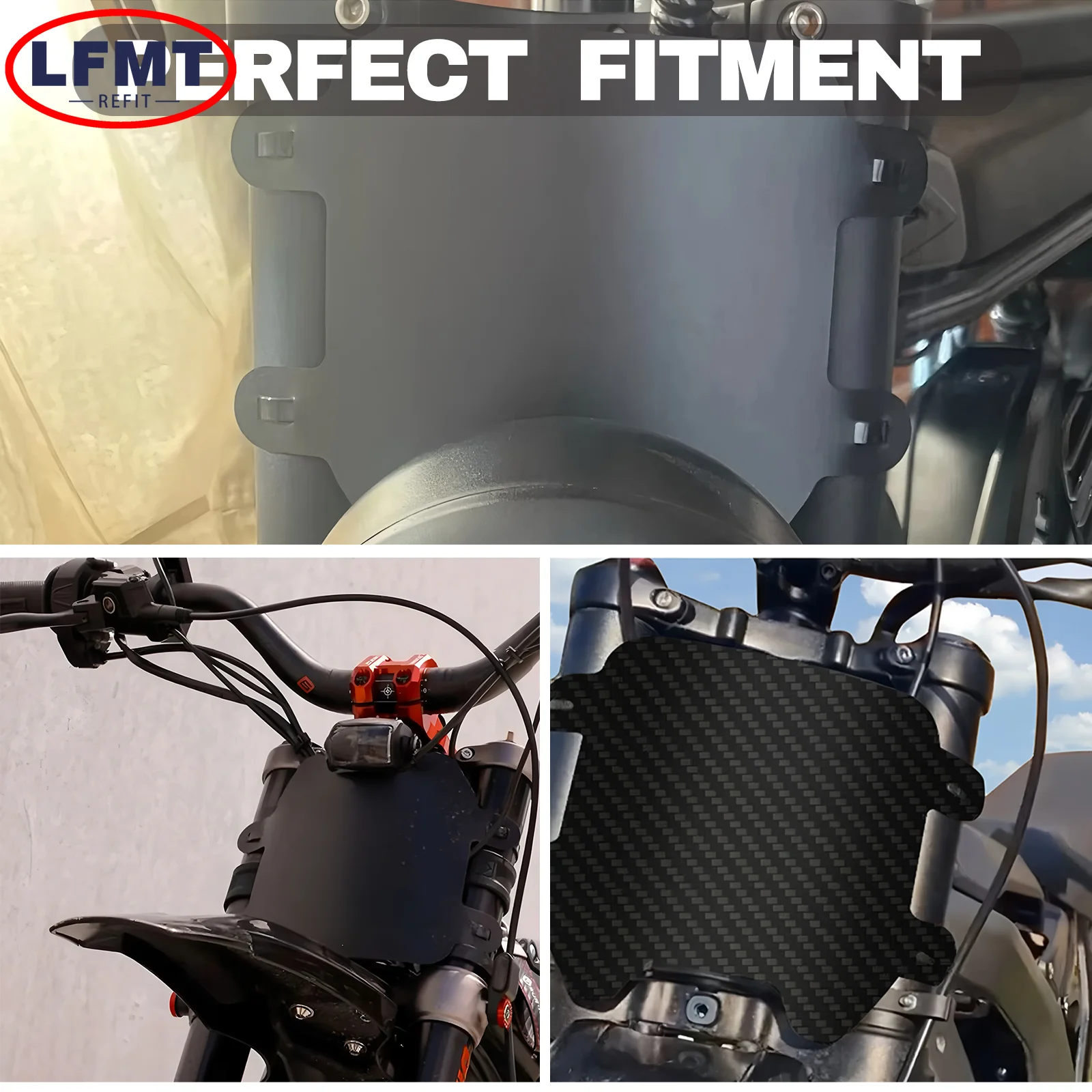 Motorcycles Front Number Plate Liecense Plate For Surron Sur-Ron Lightbee Light Bee X S & LBX TALARIA STING Electric Dirt Bike