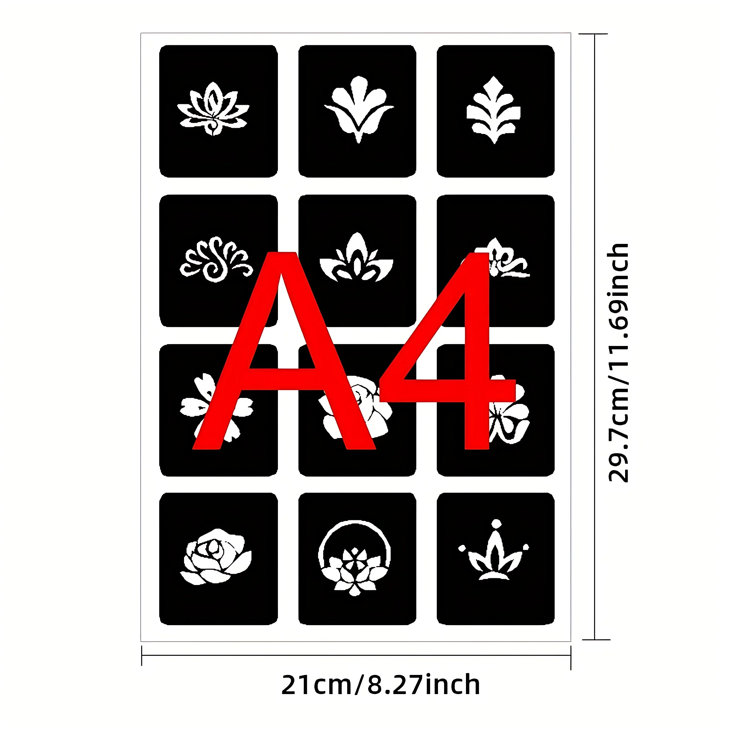 148szt Henna Glitter Tattoo Stencils for Real Tattoo Men Women Kids Dragon Flower Airbrush Template Hand Thigh Leg Back Arm Body