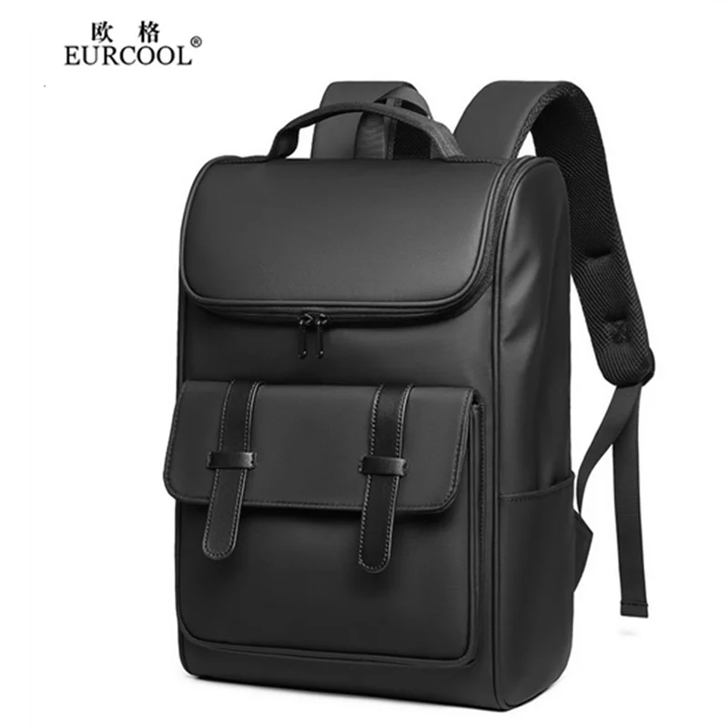 Mochila para hombre, mochila escolar masculina de estilo japonés y coreano a la moda, apta para ordenador portátil de 15,6 pulgadas, mochila de viaje para hombre