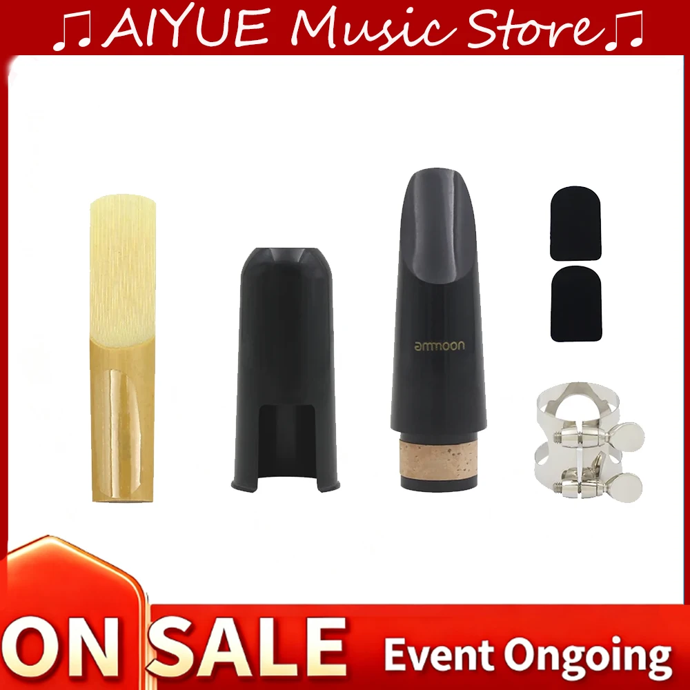 SLADE Bb الكلارينيت الباكليت المعبرة أجزاء الكلارينيت التقليدية المهنية مع القصب المعبرة بقع منصات مجموعة الأنابيب السوداء #1